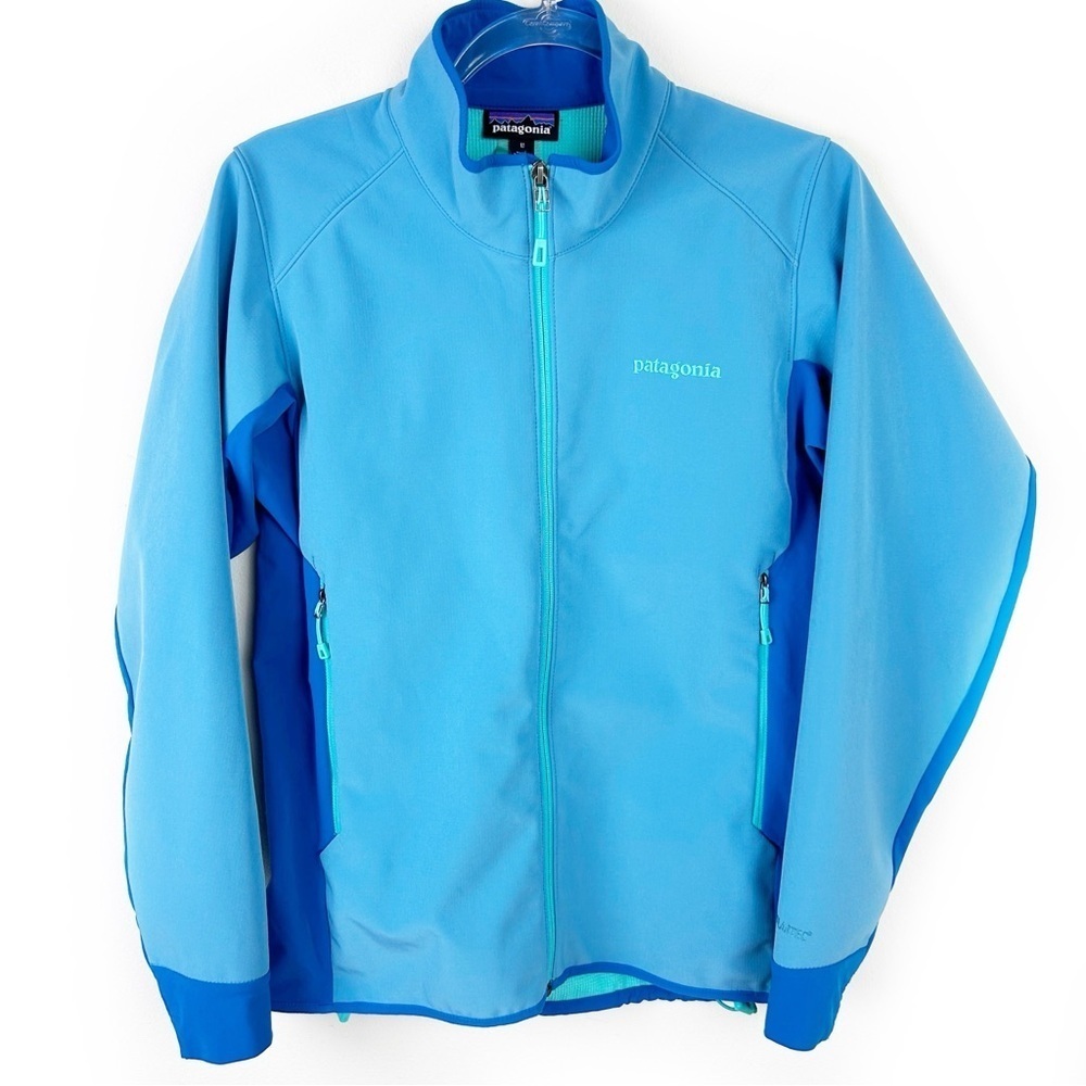 Patagonia Women's Catalyst Blue Adze Hybrid soft shell jacket size: M